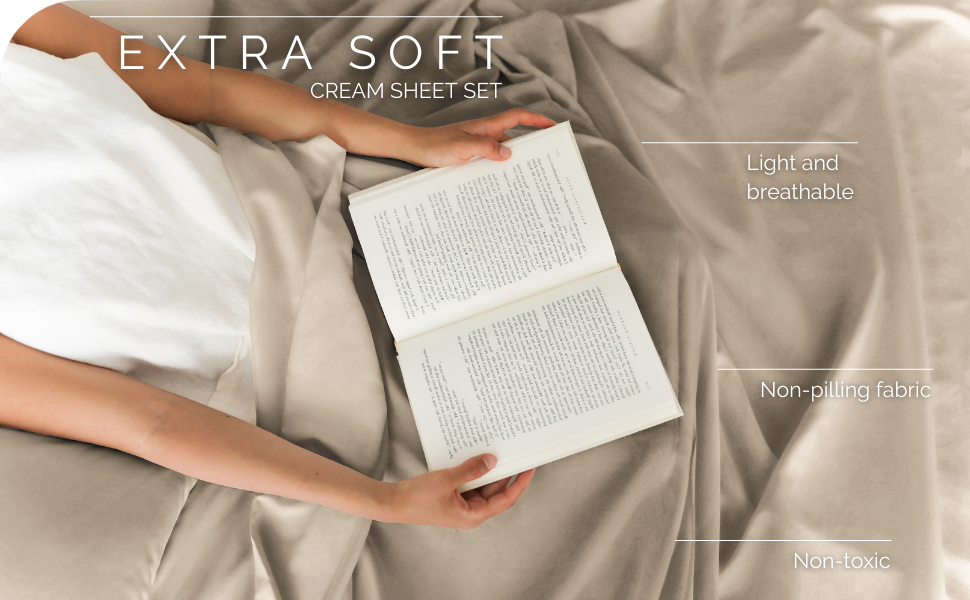 CGK Unlimited cream sheet set 