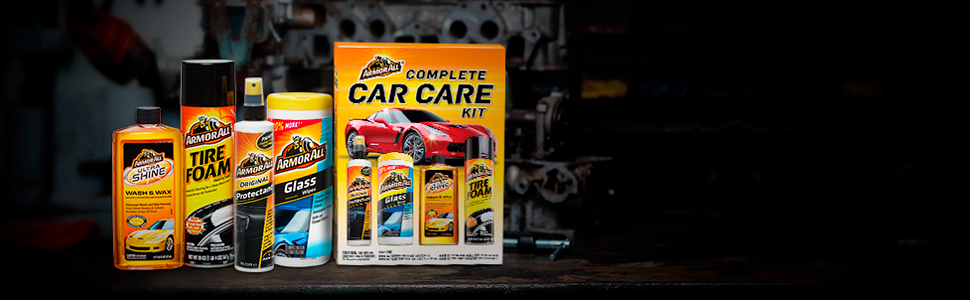 Armor All Complete Car Care Kit, Everything you need to keep your car cleaned, shined and protected