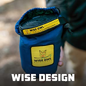 Wise design storage bag pocket compact perfect for outdoor adventures camping hammock