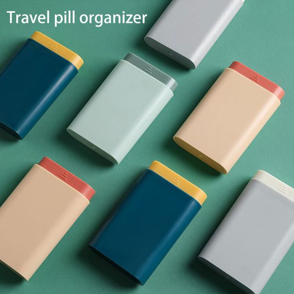 4 Packs Of Travel Pill Organizer, Moisture-Proof Pill Box, Daily Portable Medicine Preservative Container to Store Vitamins, Fish Oil or Medicines - Image 7