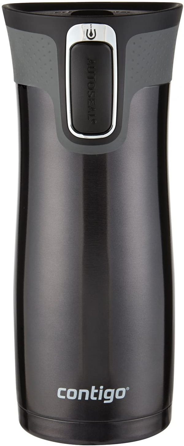 Contigo Autoseal West Loop Stainless Steel Travel Mug, 16 Oz., Black