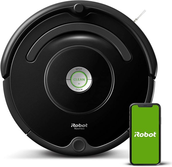 iRobot Roomba 694 Robot Vacuum-Wi-Fi Connectivity, Good for Pet Hair, Carpets, Hard Floors, Self-Charging