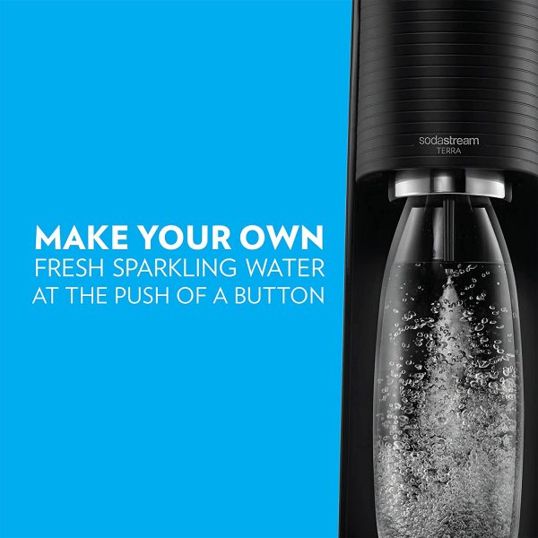 SodaStream Terra Sparkling Water Maker Bundle , with CO2, DWS Bottles, and Bubly Drops Flavors - Image 8