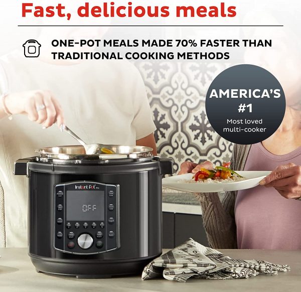 Instant Pot Pro 10-in-1 Pressure Cooker, Slow Cooker, Rice/Grain Cooker, Steamer, Sauté, Sous Vide, Yogurt Maker, Sterilizer, and Warmer, 6 Quart - Image 7