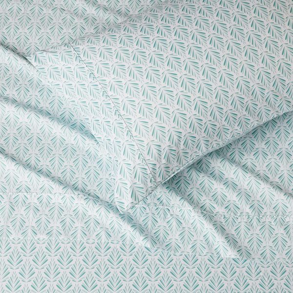 Amazon Basics Lightweight Super Soft Easy Care Microfiber Bed Sheet Set with 14” Deep Pockets - Twin XL, Aqua Fern - Image 6