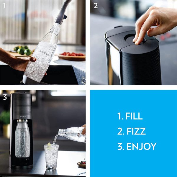 SodaStream Terra Sparkling Water Maker Bundle , with CO2, DWS Bottles, and Bubly Drops Flavors - Image 7