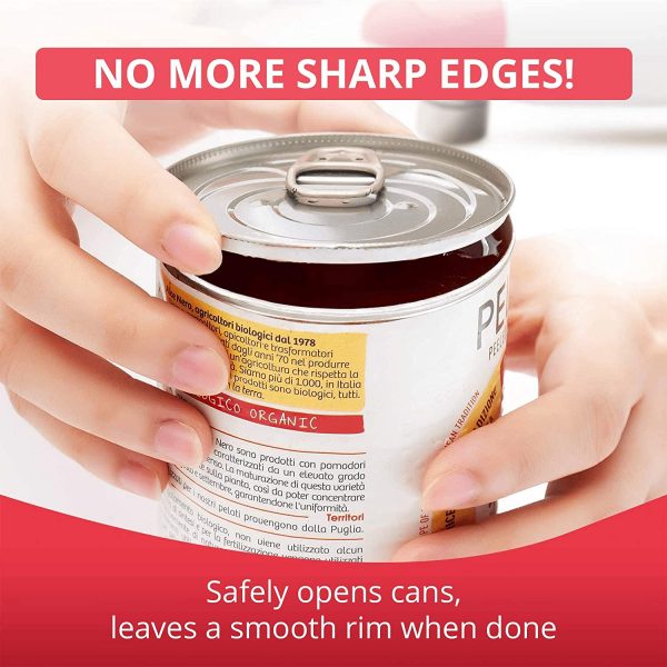 Kitchen Mama Electric Can Opener: Open Your Cans with A Simple Push of Button - No Sharp Edge, Food-Safe and Battery Operated Handheld Can Opener - Image 2