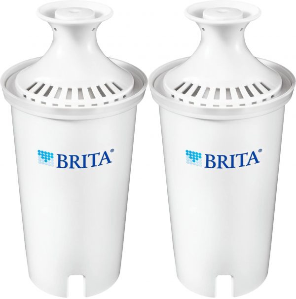 Brita Standard Water Filter, Standard Replacement Filters for Pitchers and Dispensers, BPA Free, 2 Count