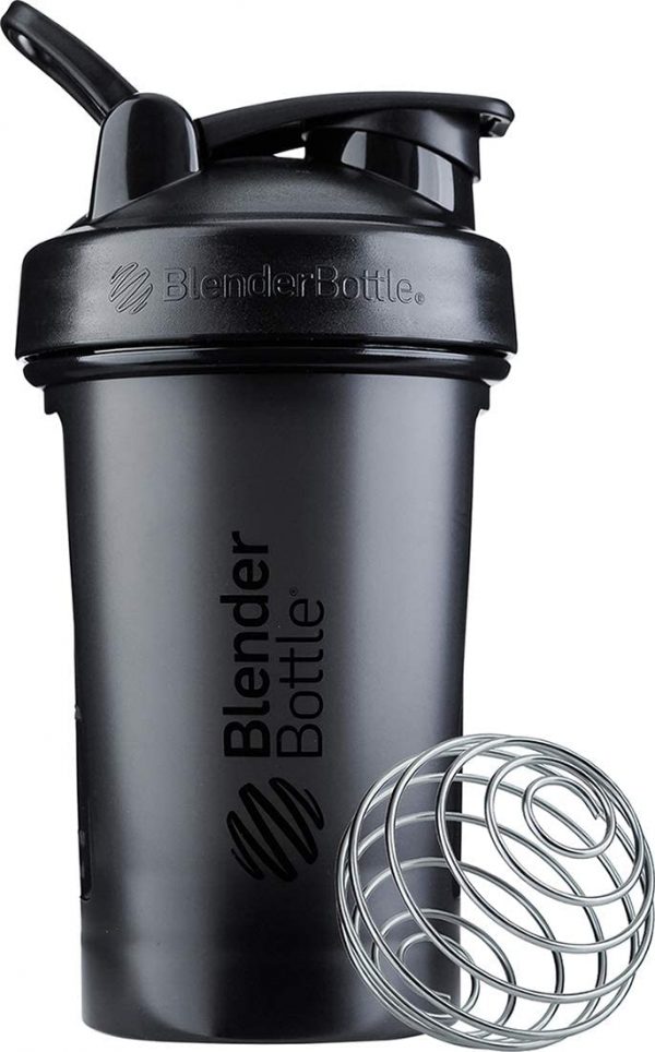 BlenderBottle Classic V2 Shaker Bottle Perfect for Protein Shakes and Pre Workout, 20-Ounce