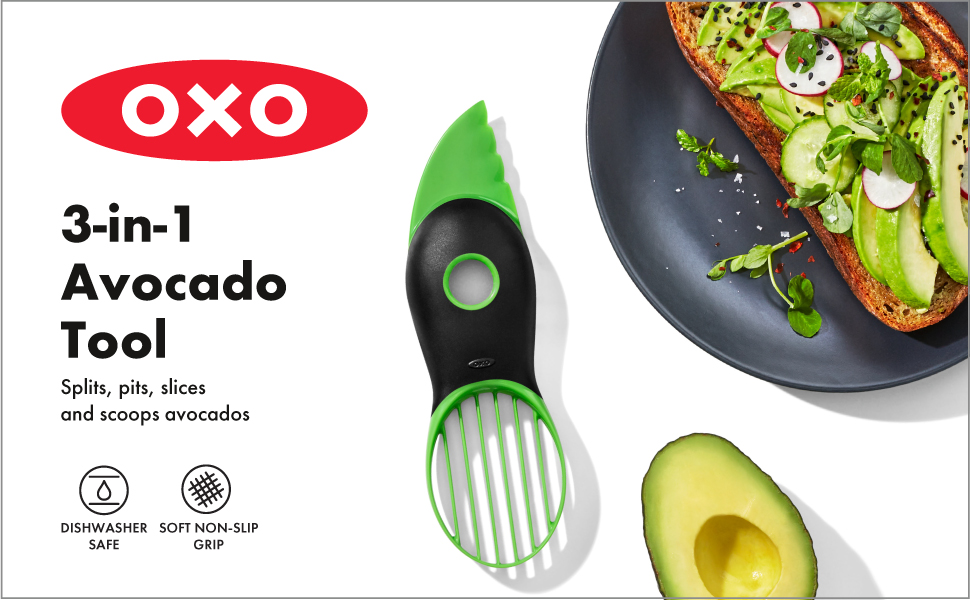 OXO Good Grips 3- In-1 Avocado Slicer