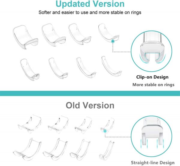 Invisible Ring Size Adjuster for Loose Rings Ring Adjuster Fit Any Rings, Assorted Sizes of Ring Sizer - Image 2