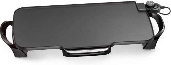 Presto 07061 22-inch Electric Griddle With Removable Handles, Black, 22-inch - Image 2