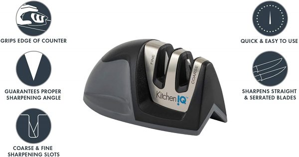 Kitchen IQ 50883 Edge Grip 2-Stage Knife Sharpener - Image 2