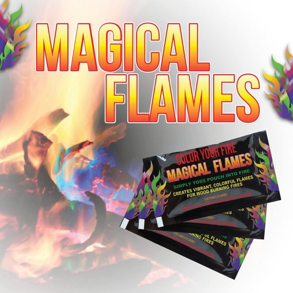 Magical Flames Create Colorful & Vibrant Flames for Fire Pit - (25 Pack) - Campfire, Bonfire, Outdoor Fireplace – Magical, Colorful, Rainbow, Mystic Flames – Twice the Color – Half the Price - Image 6