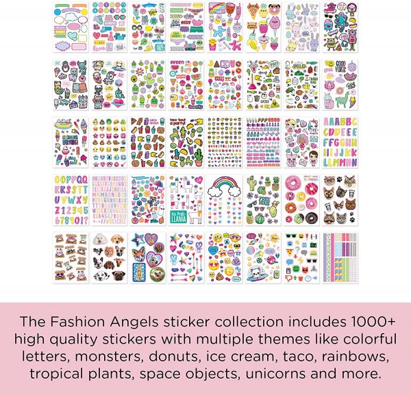 Fashion Angels 1000+ Ridiculously Cute Stickers for Kids - Fun Craft Stickers for Scrapbooks, Planners, Gifts and Rewards, 40-Page Sticker Book for Kids Ages 6+ and Up - Image 9