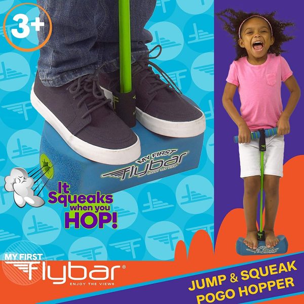 Flybar My First Foam Pogo Jumper for Kids Fun and Safe Pogo Stick for Toddlers, Durable Foam and Bungee Jumper for Ages 3 and up, Supports up to 250lbs - Image 6