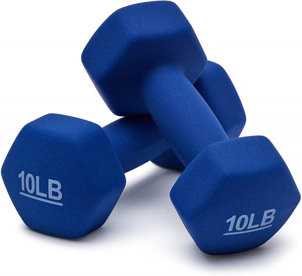 Amazon Basics Neoprene Coated Dumbbell Hand Weight Set - Image 7