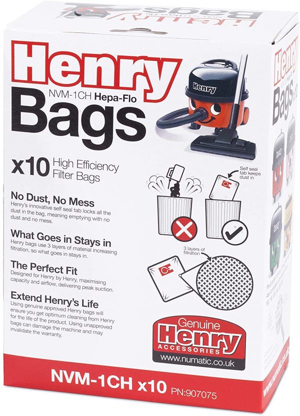 Henry NVM-1CH/907076 HepaFlo Vacuum Bags - Image 4