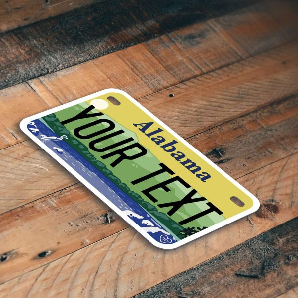 Personalized Mini License Plate | Choose from All 50 States | Bike License Plate | 7 x 4 inch | Custom License Plate for Kids Toy Car and Wagons | Golf Cart Accessories | ATV, Motorcycle and Mopeds - Image 5