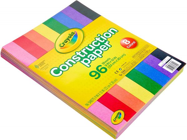 Crayola Construction Paper 9" x 12" Pad, 8 Classic Colors (96 Sheets), Great for Classrooms & School Projects, Assorted - Image 4