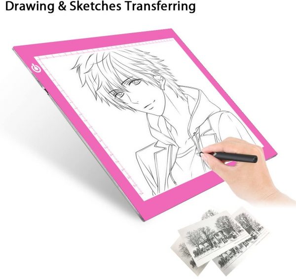 Light Pad Drawing A4 Tracing Light Table NXENTC LED Copy Board Ultra-Thin Display Pad Brightness Adjustable Stencil Artist Art Tracing Tatto Table - Image 4