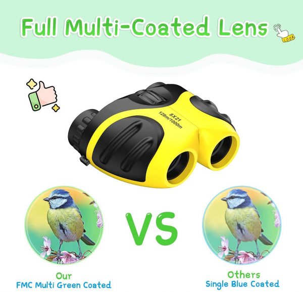 LET'S GO! Binocular for Kids, Compact High Resolution Shockproof Binoculars - Image 5