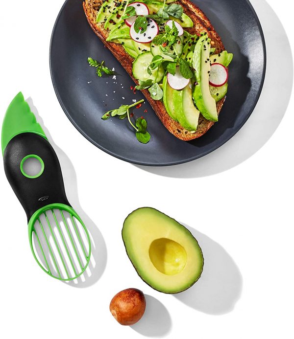 OXO Good Grips 3-in-1 Avocado Slicer - Green - Image 6