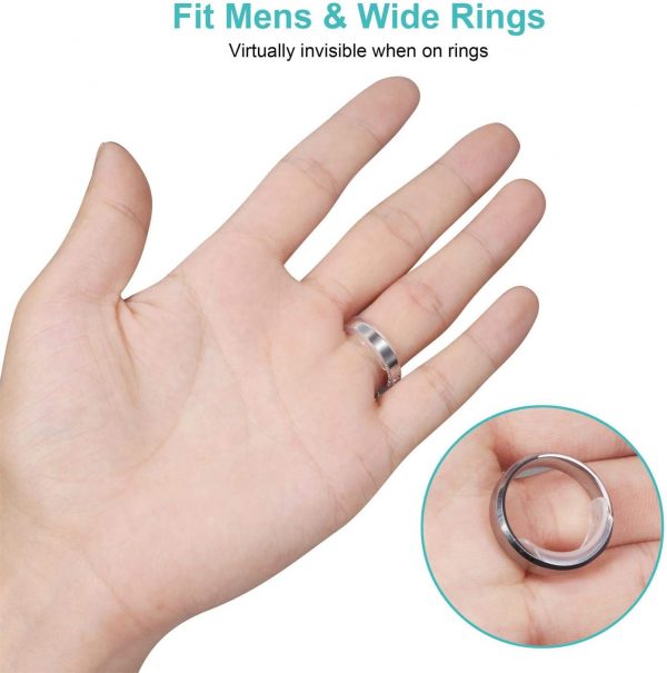 Invisible Ring Size Adjuster for Loose Rings Ring Adjuster Fit Any Rings, Assorted Sizes of Ring Sizer - Image 3