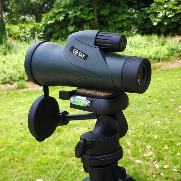 Gosky 12x55 High Definition Monocular Telescope and Quick Phone Holder-2020 Waterproof Monocular -BAK4 Prism for Wildlife Bird Watching Hunting Camping Travel Secenery - Image 3