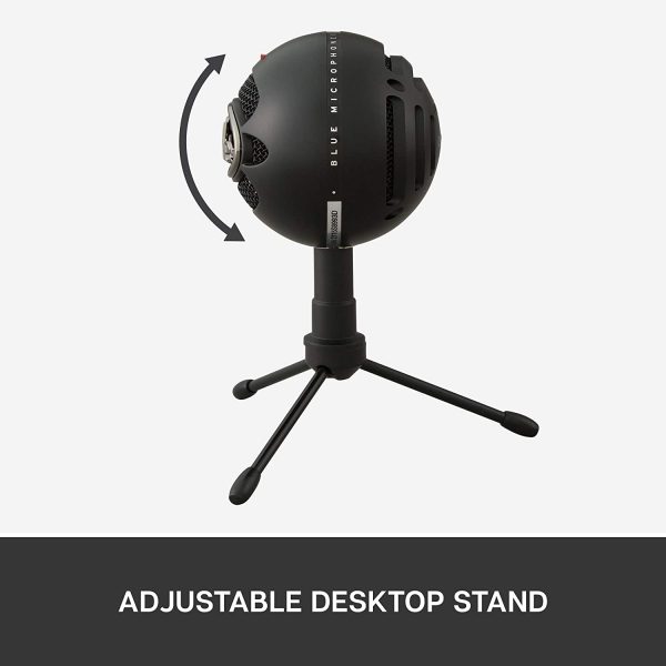 Blue Snowball iCE USB Mic for Recording and Streaming on PC and Mac, Cardioid Condenser Capsule, Adjustable Stand - Image 4