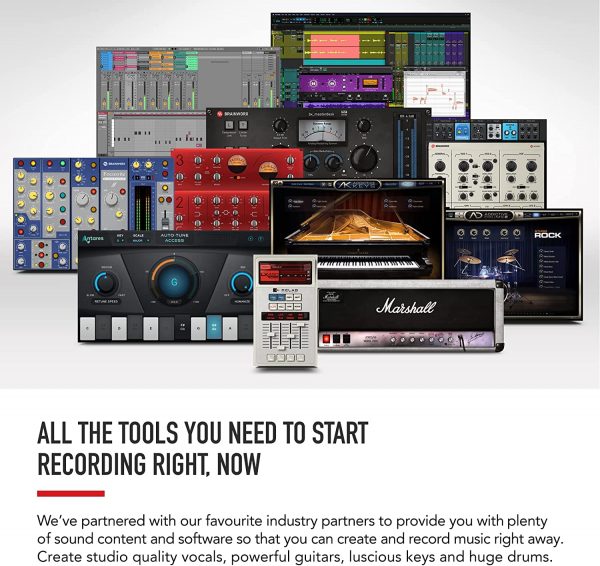 Focusrite Scarlett 2i2 (3rd Gen) USB Audio Interface with Pro Tools | First - Image 3