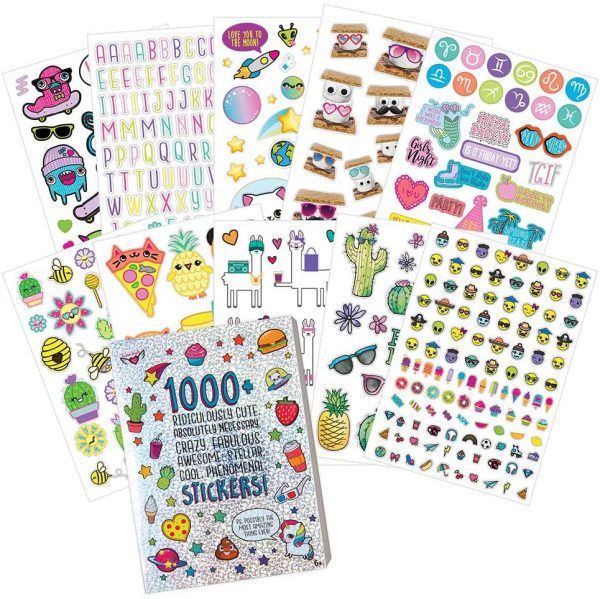 Fashion Angels 1000+ Ridiculously Cute Stickers for Kids - Fun Craft Stickers for Scrapbooks, Planners, Gifts and Rewards, 40-Page Sticker Book for Kids Ages 6+ and Up - Image 4