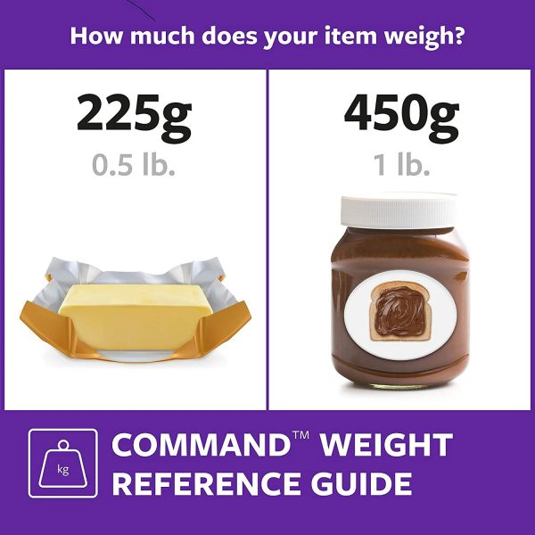 Command Adjustables Repositionable Transparent Clips, 15 Clips and 30 Strips, Holds up to 225g - Image 3