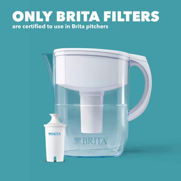 Brita Standard Water Filter, Standard Replacement Filters for Pitchers and Dispensers, BPA Free, 2 Count - Image 3