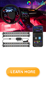 RGB Bluetooth Car Lights