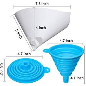 101PCS Disposable Paint Filter Strainers Paper