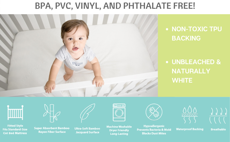 vesta baby cot bed mattress protector