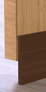 Brown Large Gap Door Draft Stopper