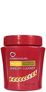 Connoisseurs Precious Jewelry Cleaner, cleans gold jewelry, cleans diamonds, cleans platinum jewelry