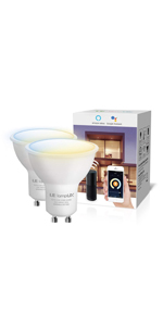 LE LampUX Wifi Smart GU10 Bulb, Works with Alexa and Google Home