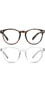 Round Tortoiseshell &amp;amp;amp;amp; Clear