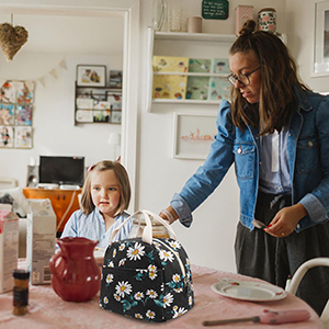 lunch bag for family meal pre meal cook kitchen dining table kids children