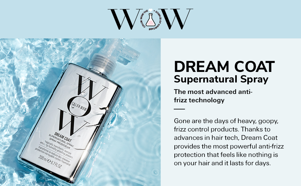 dream coat supernatural spray the most advanced anti-frizz technology