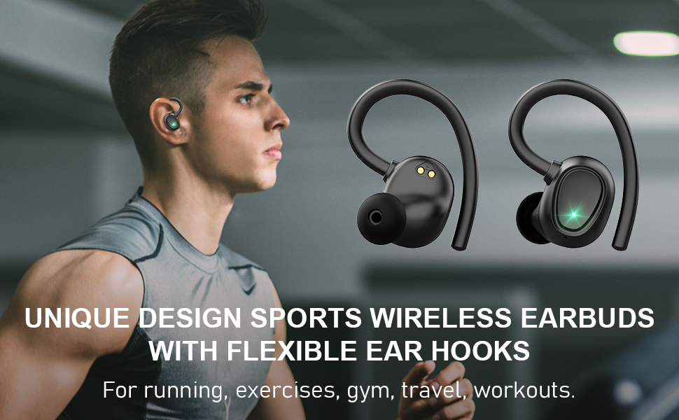 Sport Earhooks Wireless Earbuds headphones wireless earphones wireless wireless earbuds bluetooth 