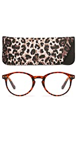 leopard reading glasses