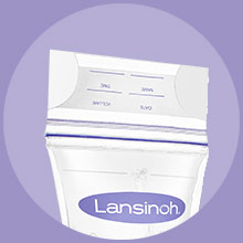 Lansinoh Pre sterilised breastmilk storage bags