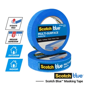 Multi-surface, masking tape