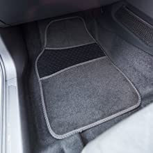 Safetravel front passenger car mat in footwell