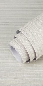 Beige Striped Contact Paper 