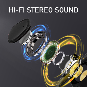 HiFi Stereo Sound wireless headset with microphone headphones over ear earphones with microphone